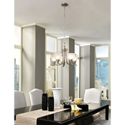 Sea Gull Lighting 44628-962 Bath Vanity with Satin EtchedGlass Shades, Brushed Nickel Finish