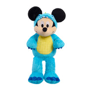 Just Play Silly Roaring Mickey Mouse Interactive Plush in Blue Dinosaur Onesie, 12 Inch