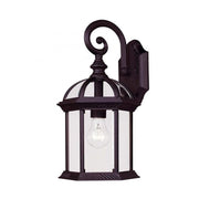 Savoy House 5-0633-BK, Kensington Wall Mount Lantern, Textured Black