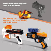 Beefunni Digital Shooting Targets With Foam Dart Blaster, Outdoor Shooting Games Gift For 8-12 Years Old Boys