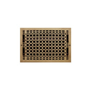 Signature Hardware 327329 Honeycomb Brass Wall Register - 8