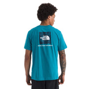 The North Face Evolution Regenerative Ink Box NSE Short-Sleeve T-Shirt - Dusk Blue - XL