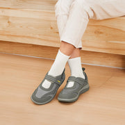 FitVille Diabetic Shoes for Women, Extra Wide Orthopedic Sandals with Adjustable Straps, Arch Support, Heel Pain Relief, Lightweight, Slip-Resistant, Black