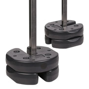 Ozark Trail U0030WM Canopy Weight Set 30 lb Total with 4 Interlocking 7.5 lb Weights and Carry Strap