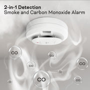 Kidde Hardwired Interconnectable Combination Smoke and Carbon Monoxide Detector with AA Battery Backup and Voice Alarm 900-CUAR-V
