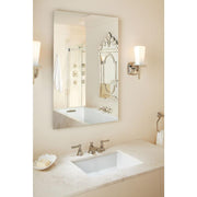 KOHLER K-2882-96 Verticyl Rectangle Undercounter Bathroom Sink, Biscuit