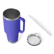 YETI Rambler 42 oz Insulated Tumbler with Straw Lid, Ultramarine Violet, Stainless Steel, Vacuum Insulated