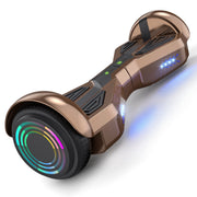 Tcdjtc Hoverboard for Kids and Adults, 9 mph Max Speed, Off Road Electric Scooter with LED Lights, Bluetooth Speaker, UL2272 Certified