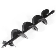 XtremepowerUS Earth Auger Drill Bits Set, Alloy Steel with Tungsten Carbide Tips, 4