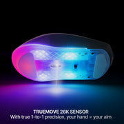 SteelSeries Aerox 3 Wireless Gen 2 Gaming Mouse, Ultra-Light 68g, 26K DPI Optical Sensor, IP54 Water Resistant, Quantum 4K Wireless, RGB Lighting, Shadow, 62717
