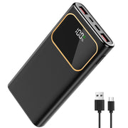 Btootos Portable Charger Power Bank, 20000mAh Capacity, 22.5W Fast Charging, USB-C and Dual USB-A Outputs, Digital LED Display