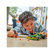 LEGO NINJAGO Lloyd Pull-Back Race Car Building Set with 2 Minifigures Green Lightning 181 Pieces