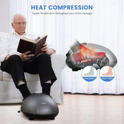 Breo iFoot Foot Massager with Heat Easing Stress for Hiking Tennis Golf Fits feet up to Men Size 12