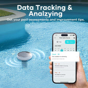Aiper WTW2 HydroComm Smart Water Quality Meter for 24/7 Monitoring of Pool Temperature, pH, ORP, EC, TDS