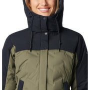 Columbia Mountain Croo III Mid Down Jacket for Ladies - Stone Green/Black - L