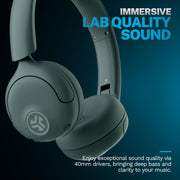 JLab Go Lux ANC On Ear Headphones, Hybrid Active Noise Cancelling, Bluetooth 5.0, Sage