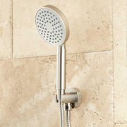 Signature Hardware 416163 Lattimore Shower System with Rainfall Shower Head & Hand Shower - Brushed Nickel