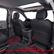 Coverdream Sienna Car Seat Covers Custom Fit Waterproof Leatherette Full Set Black 8-Passenger 2nd Row Bench with Removable Middle Seat 2021-2026 LE XLE