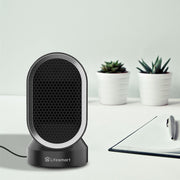 Lifesmart HTFN1283 600-Watt Personal Electric Space Heater - Black/Gray
