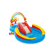 Intex 57453WL Rainbow Ring Inflatable Play Center with Slide, 9'9