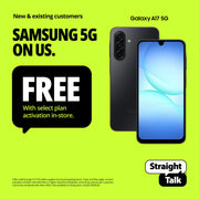 Samsung STSAS176VPWP Galaxy A17 5G 6.7'' 4 GB RAM 128 GB Storage 2.4 GHz Processor speed Straight Talk Prepaid Smartphone, Black