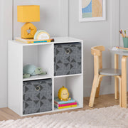 Mainstays MS5336278612056 4 Cube Storage Organizer, White, Bookshelf