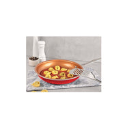 Gotham Steel Cookware And Food Storage Set, Red/Brown (32 Pcs) - Material: Aluminum