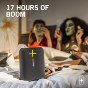 Ultimate Ears EPICBOOM Portable Wireless Bluetooth Speaker, Waterproof IP67, 360 Immersive Sound, 17 Hour Battery, 180 ft Range, Charcoal Black, 984-001862