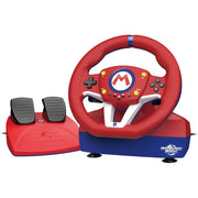 Hori Mario Kart Racing Wheel Pro Mini, Red, Wired Steering Wheel with Pedals and Programmable Buttons for Nintendo Switch 2, NSX-122U