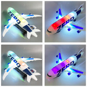 syenll XYWE-25 Kids Airplane Toy, Battery Operated Airplane Crawling Toys with LED Flashing Lights and Sounds, Lift