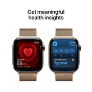 Apple Watch Gen 11 Series 11 Cell 46mm Gold Titanium - Gold Milanese Loop MFD74LW/A