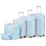 Joyway 010 5 Pcs ABS Hardside Spinner Luggage Sets - (Expandable Suitcase20