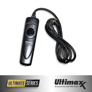 Ultimaxx Wired Remote Shutter Release Camera Remote Control, Compatible with Canon Rebel 60D 70D T3 T3i T4i T5 T5i SX50 PowerShot G16 G15 G12 G11 G10 G1, 2.5 ft Cable, UM-RS-60E3
