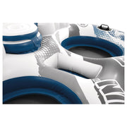 Intex 56856WL RiverRun2-2 Person Inflatable Floating Water Tube with Cooler and Quick Connects