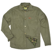Marsh Wear Delano Shacket Lightweight Cotton Canvas Jacket, M, Fossil Beige, Oversized Fit