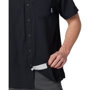 Columbia PFG Slack Tide Camp Short-Sleeve Button-Down Shirt - Black - XL