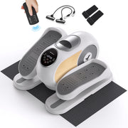 MERACH E32W1 Under Desk Elliptical Machine, Electric Elliptical for Seniors, 12 Adjustable Speeds, Quiet Portable Fitness Equipment Gift for Family & Office