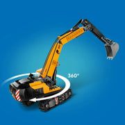 LEGO 6470805 City Yellow Construction Excavator Toy Digger, 633 Pieces