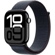 Apple Watch Gen 10 Series 10 46mm Jet Black Aluminum - Black Sport Loop 3N498LW/A