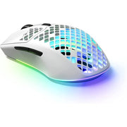 SteelSeries 62608 Aerox 3 Wireless Optical Gaming Mouse with Ultra Lightweight Design, White
