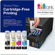 Epson ET-2800 EcoTank Wireless Color All-in-One Cartridge-Free Supertank Printer with Scan and Copy, Black