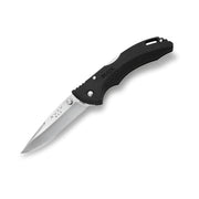 Buck Knives 0285 Bantam Folding Pocket Knife, 3.125 in 420HC Steel Drop Point Blade, Black Glass-Reinforced Nylon Handle, Stainless Steel Pocket Clip