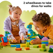 LEGO DUPLO Town 3 in 1 Dinosaurs on Wheels Building Set, 108 Pieces, Multi-Color, 6526191
