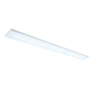 Nuvo Lighting Long Surface Mount LED Ceiling Light Fixture, Contemporary White Finish, 30W 2600 Lumens, Flush Mount, Remote Dimming, 62-1156