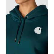 Carhartt Relaxed Fit Midweight Logo Sleeve Graphic Sweatshirt - Greenstone/Tonal Darker - L