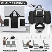 Gynky Duffel Bag 4 in 1 Travel Backpack Duffle Bag Weekender Bags for Women Gym Bag with Shoe and We