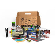 Mystery Tackle Box Juggernaut Bass Fishing Tackle Kit, Freshwater, 16-22 Items, Stainless Steel, High Carbon Steel