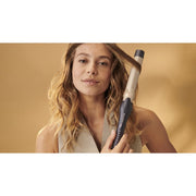 Bio Ionic GoldPro 1.25 Inch Curling Iron with Moisturizing Heat Technology and 24K Gold MX Mineral Complex, Adjustable Heat up to 430F, Blue