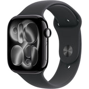 Apple Watch Gen 11 Series 11 46mm Jet Black Aluminum - Black Sport Band MEUX4LW/A