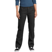 Dickies Duck Double-Front Carpenter Pants for Ladies - Rinsed Black - 2